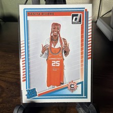 2025 Donruss WNBA Saniya Rivers #92 BASKETBALL CARD Rookie Connecticut Sun RC