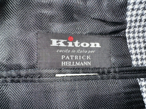 kräftiges Kiton Flannel Winter Sakko Gr. 50 51 52 drop R 8 - Bild 3 von 9