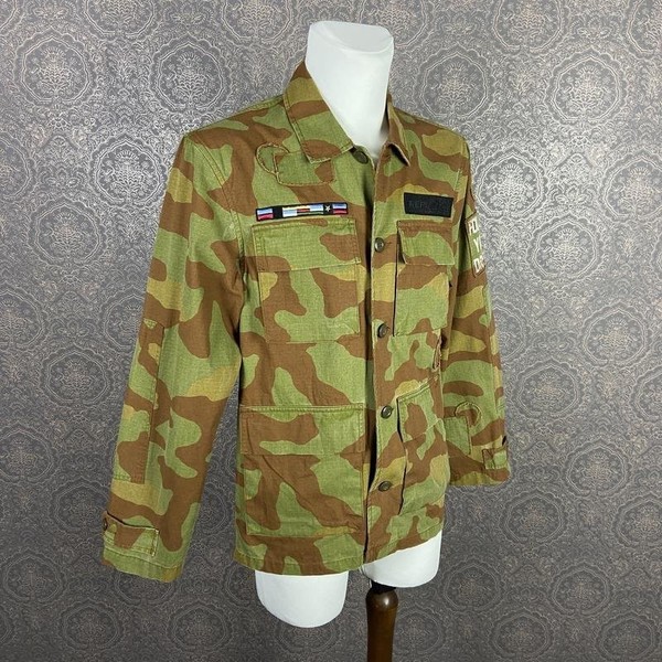 Men Replay Jacket Multicolor Cotton 36 / S / 44