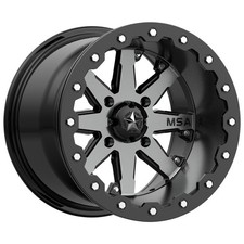 One 15x7 Msa Off-road M21 Lok Beadlock 4x137 0 Charcoal Tint Wheel Rim 112.1