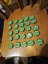 25 Vintage Goosebumps Rules Promo Button Pin Back R.L. Stine Book Promo MINT