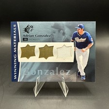 2008 Upper Deck SPx Winning Materials Team /99 Adrian Gonzalez #WM-AG
