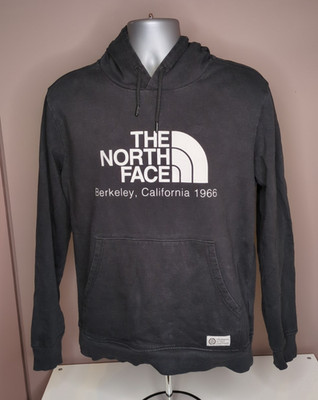 The North Face Herren Oberteil Berkeley California 1966 schwarz mit Kapuze Größe L
