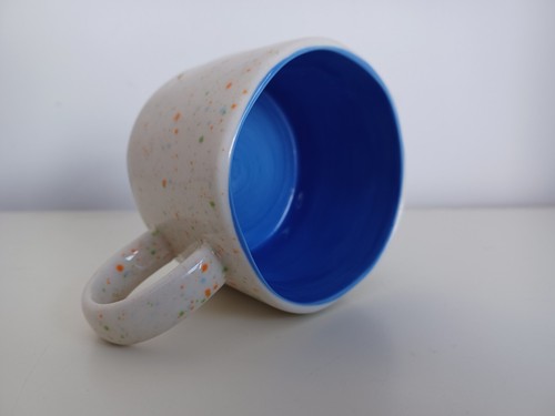 OLIVER BONAS Fresca Speckled Alphabet Letter C Mug in Cream Brand New - Picture 14 of 23