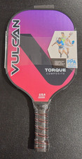 Vulcan Torque Composite Pickleball Paddle Polypro Core Cushioned Grip Racket NEW