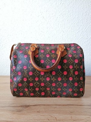 Louis Vuitton Takashi Murakami Monogram Cerises Cherry Speedy 25 Limited Edition