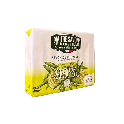 Maître Savon de Marseille - Savon de Provence Verveine-Citron – Extra Doux – ... - Photo 3/4