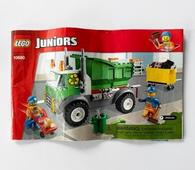 LEGO Juniors Garbage Truck 10680 Retired 100% Complete with Box and Manual