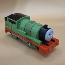 2013 Thomas Friends Trackmaster Great Race Percy 6 Motorized train engine toy