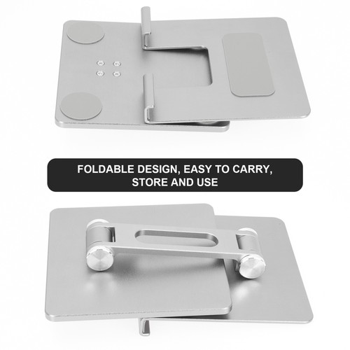 Aluminum Alloy Bracket Laptop Stand Vertical Riser Holder for Desk - 第 4/12 張圖片