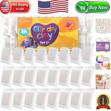 Versatile White Air Dry Clay Bulk Pack - Perfect for Crafts, Cosplay Sculpting