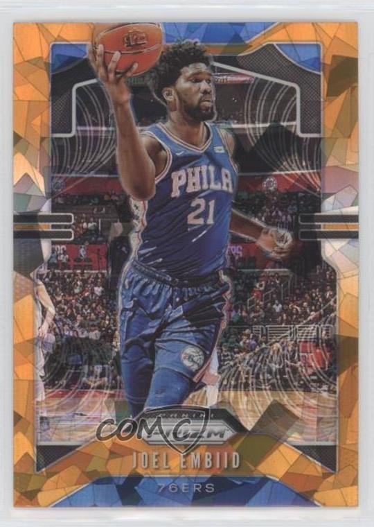 2019-20 Panini Prizm Orange Ice Prizm Joel Embiid #199 10yu