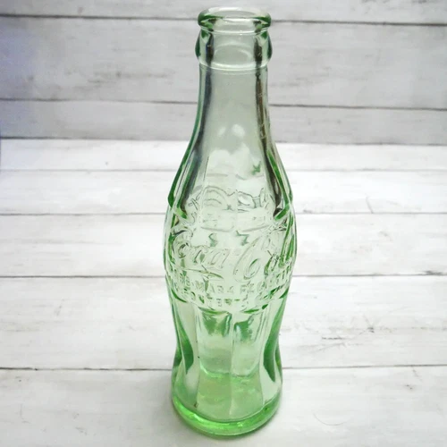 Vintage Coca Cola 6oz Green Thick Glass Bottle Seattle Washington