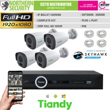 IP Camera NVR CCTV Kit Security System Outdoor Night vision Home Business DIY