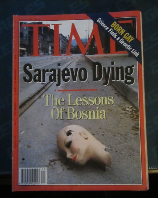 Time Magazine July 1993 Sarajevo Dying Lessons of Bosnia No Label Variant RARE