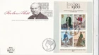 GB 1979 Rowland Hill Mini Sheet FDC Bureau Cancel typed with enclosure VGC