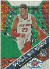 2019-20 Panini Mosaic Will to Win Green #5 Blake Griffin PISTONS