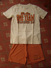 Conjunto camiseta y shorts niño H&M edades 8-10 años