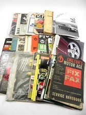 VINTAGE 1940'S-1980'S USED CAR MAGAZINE LOT MOTORS MOTOR AGE MOTOR TREND & MORE