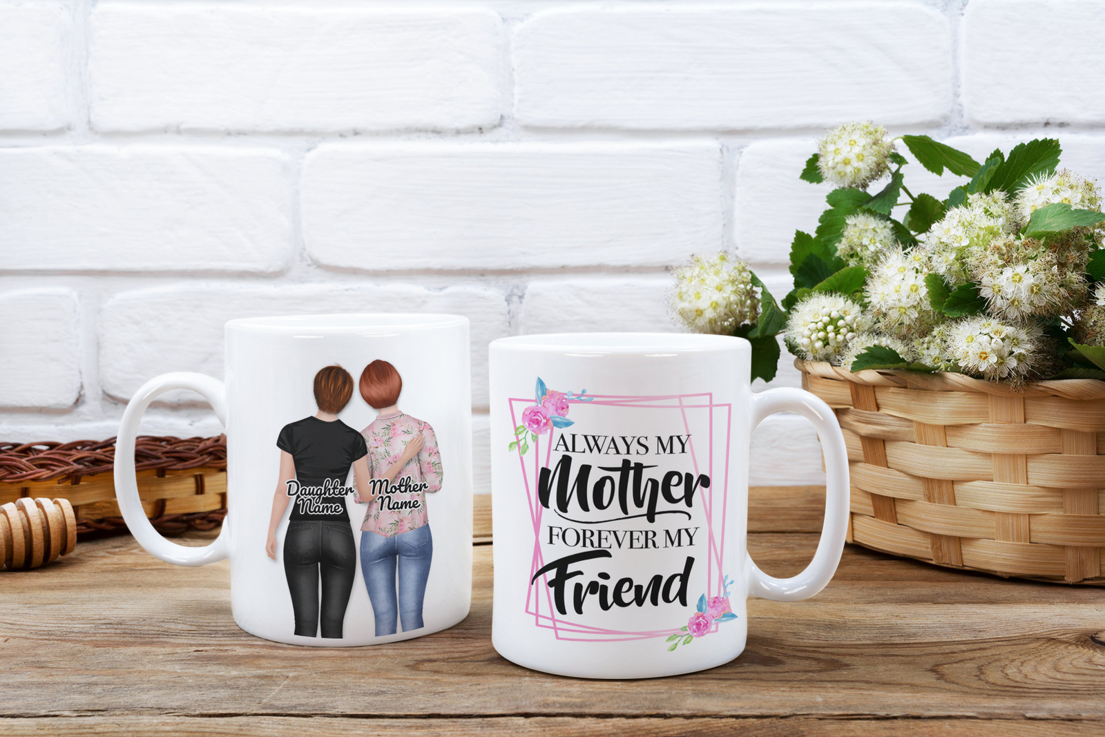 Mom Best Friend Gift Mother Daughter Mug Mom Cup Personalized Customized Gift