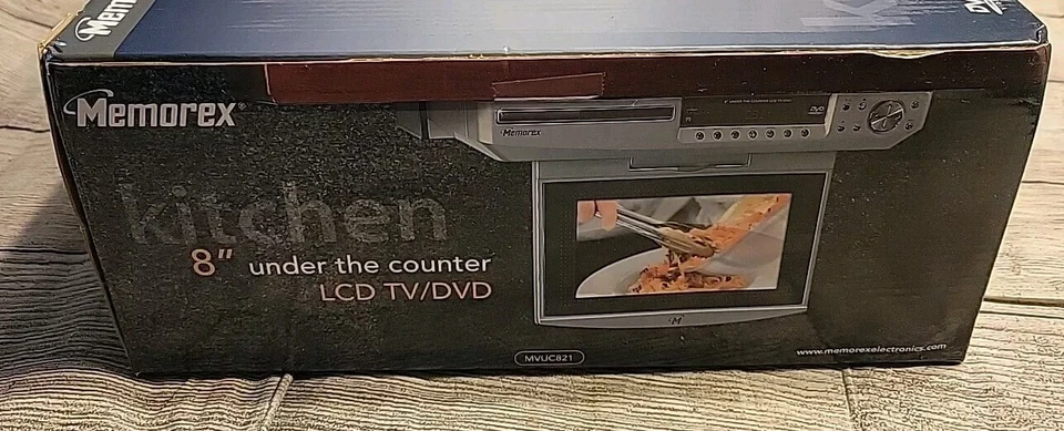 Memorex 8 " Kitchen Under Counter LCD TV/DVD New  - Image 4 of 4