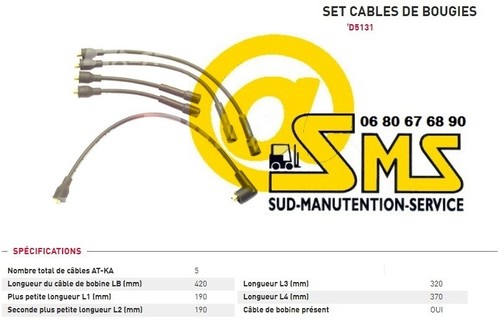 Faisceau De Câbles pour Power Pack Au Cadre 520mm