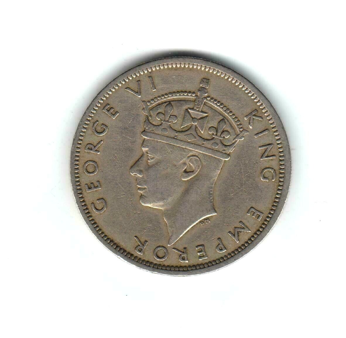 SOUTHERN RHODESIA HALF CROWN 2/6 KM-24 1951 KING Coat of Arms