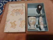 Baby's First Egg Cup & Spoon - Rabbit Design - Brand New & Boxed