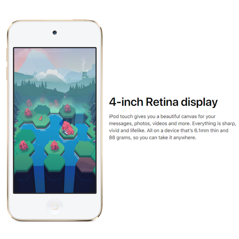 アイポットタッチ Apple iPod Touch, 7th Generation, WiFi, 128GB, Silver