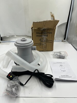 Super Clean 300gal Swimming Pool Filter Pump HS-630 AC110V-120V 60Hz 15W
