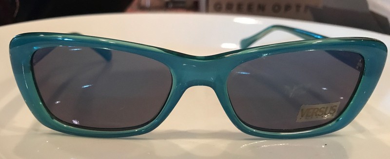 Versus  Versace sunglasses women new Size 52  Teal Color, Gray Lenses