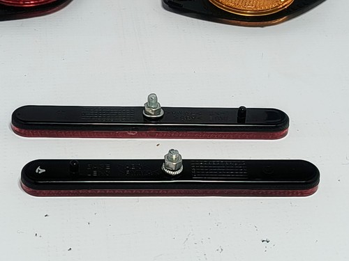 SCHWINN EMP 100 BICYCLE WHEEL REFLECTORS 1973 GEM 90 F&H AMBER/RED 2 EXTRA - Picture 9 of 9