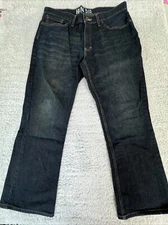 H2O10N Jeans Mens 36x30 (actual) Dark Wash Slim Boot Cut Western 90s Y2K