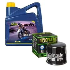 Putoline Sport 4R & Hiflofiltro Motorcycle Oil Filter Fits Honda CBR500R 2019