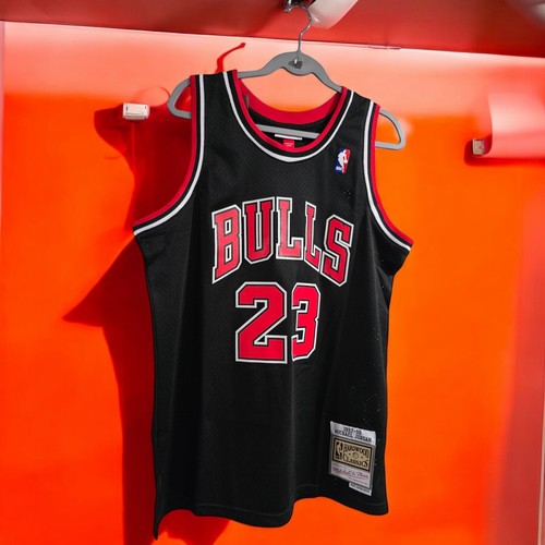 Chicago Bulls 97/98 - Michael Jordan - Baloncesto NBA - Negro - XL (EE. UU. - GRANDE) - Imagen 6 de 13