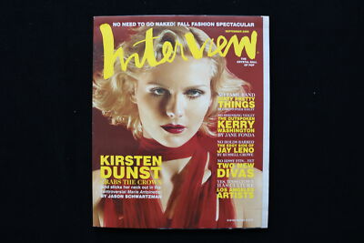 2006 SEPTEMBER INTERVIEW MAGAZINE - KIRSTEN DUNST COVER - E 19982