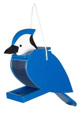 4 SEASON BLUE JAY BIRD FEEDER - Large 100 Recycled Poly Amish Handmade in USA