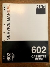Original NAD Service Manual for Cassette Decks  Select One