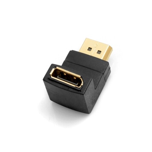Adattatore DisplayPort (Maschio) A DisplayPort (Femmina) Con Angolo Inverso - Zdjęcie 1 z 2