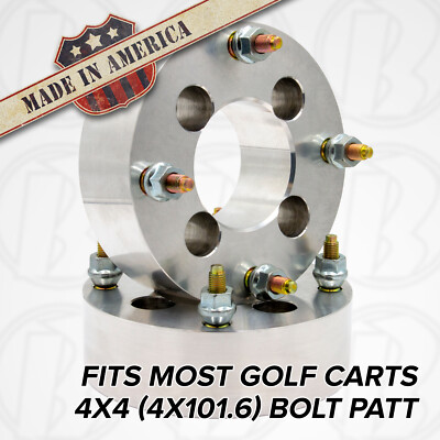 USAGolf Cart EZ GO 1.5/" Wheel Adapters Spacers4x4 to 4x11010x1.25