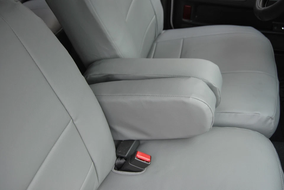 2 fundas de asiento delanteras para ford crown victoria 1998-2011 iggee s. cuero ajuste personalizado Foto 3 de 4