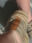 Authentic Tory Burch Blanton Boat Shoes Womens Sz 9 Metallic Silvery — photo 3