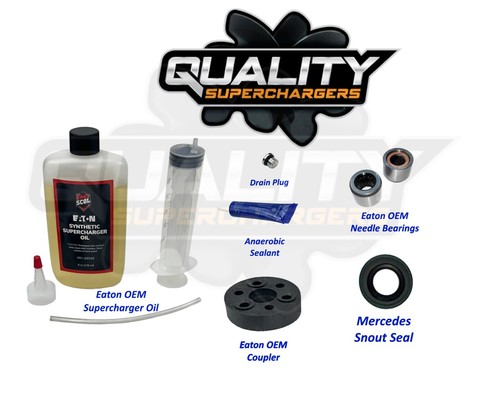 03-05 C230 1.8 Liter Mercedes M65 Eaton Supercharger rebuild kit - Picture 2 of 2