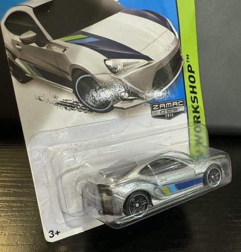 2014 HOT WHEELS ZAMAC SCION FR-S 227/250 HW WORKSHOP SILVER 1:64 - Picture 7 of 9