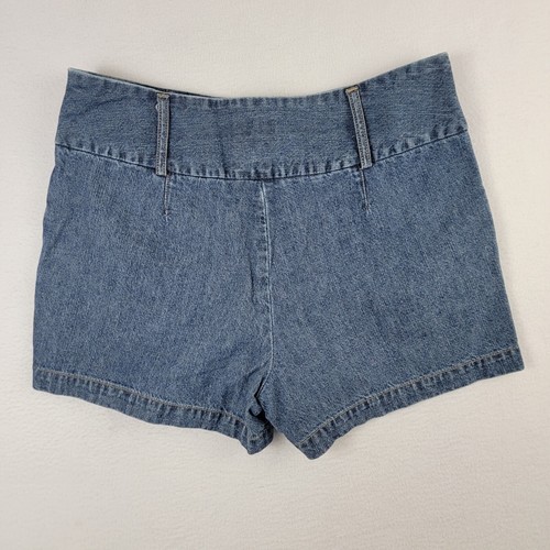NY Jeans Denim Shorts Womens 6 Blue Medium Wash 100% Cotton Pockets Zip - Picture 2 of 15