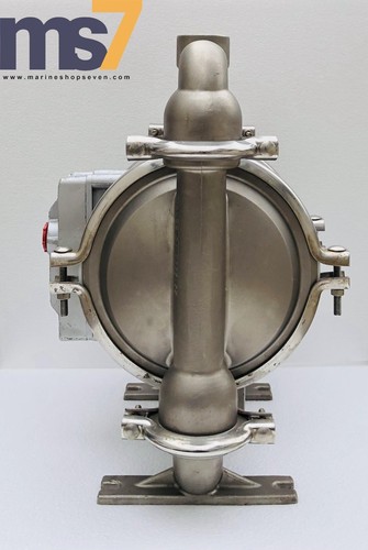 WILDEN PUMP 4 STAINLESS STEEL SS DOUBLE DIAPHRAGM/TRANSFER PUMP 1-1/2" TF #2 - Picture 4 of 6