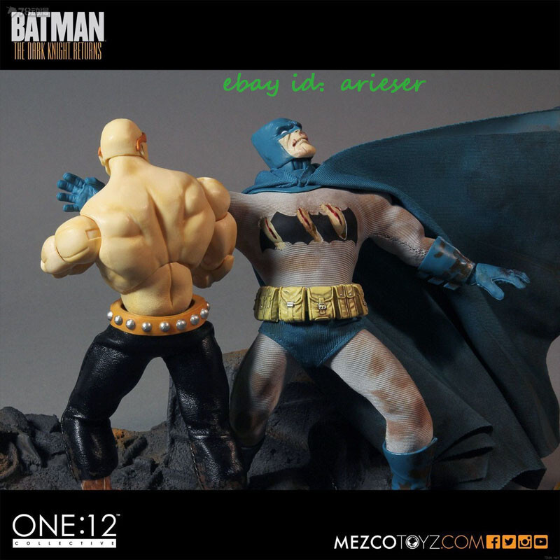 mezco one12 ミュータントリーダー バットマンダークナイトリターンズ Mezco: 1:12 The Dark Knight Batman Vs. Mutant Leader Deluxe