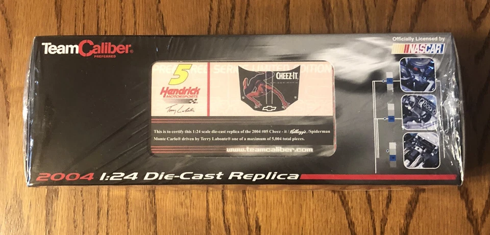 Terry Labonte Kellogg's/Cheez-It/Spiderman Team Calibre Propietarios 1:24 Sellado 2004 Foto 2 de 4