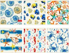 Patelai 6 Pieces Swedish Kitchen Dish Towels Cloths Ocean Style 