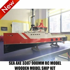 SEA AXE 3307 900mm RC model wooden model ship DIY Model Collection Kit